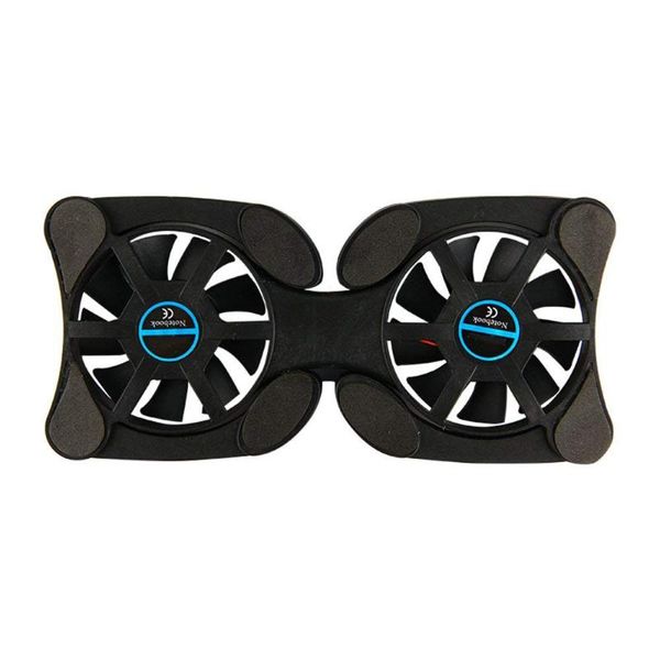 

lapcooling pads foldable usb with double fans mini ocs notebook cooler pad for 7-15 inch