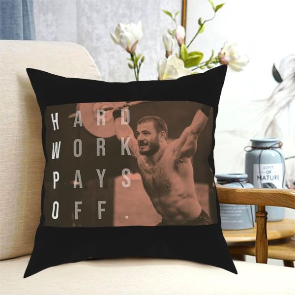 

mat fraser crossfit hard work pays off hwpo funny pillow cover pillows decorative for living room casual cushion covers cushion/decorative