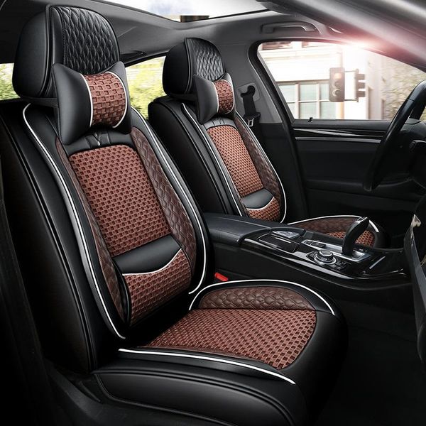 

fashion ice silk car seat cover full set covers