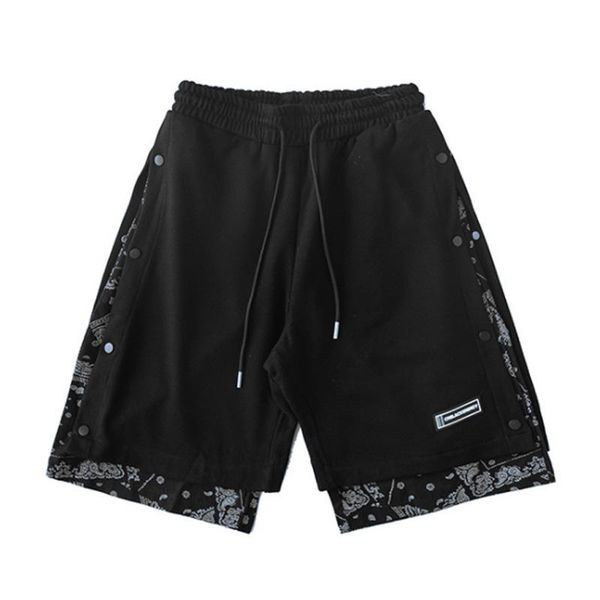 

men's shorts personality harem pants hip hop fashion jogging, White;black