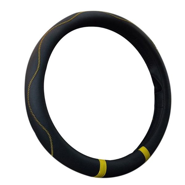 

steering wheel covers high-end four seasons imported leather car supplies cover microfiber