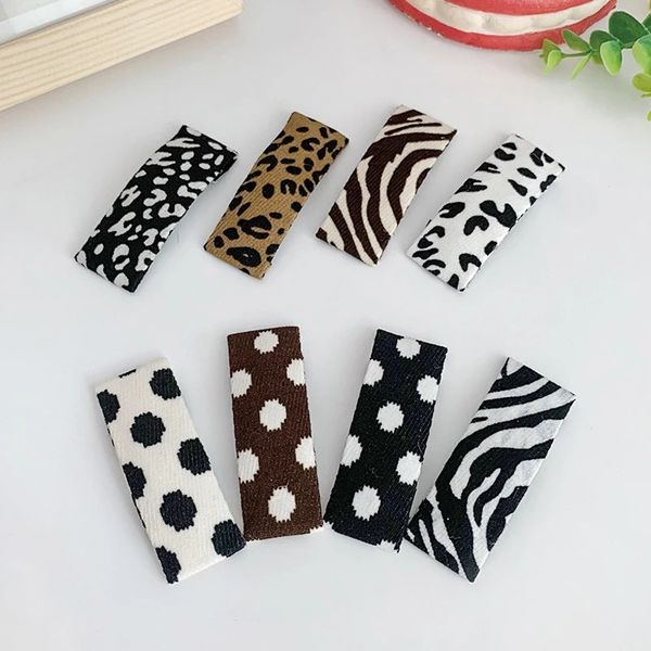 

leopard hairpin dot hair clip bb clip kids barrettes vintage hair clips for girls rectangle women hair accessories, Golden;silver