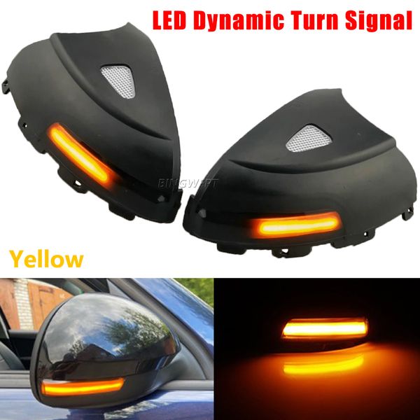 

led dynamic turn signal blinker sequential side wing mirror indicator light puddle light for vw volkswagen tiguan mk1 2008-2016