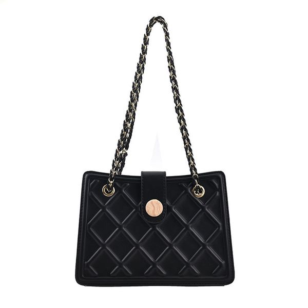 

70% off factory store texture popular small female 2021 net red autumn fashion chain single shoulder lingge foreign style messenger bag