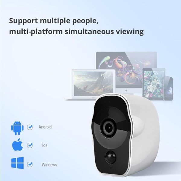

cameras 2mp 1080p wire-battery power low comsunption ip camera