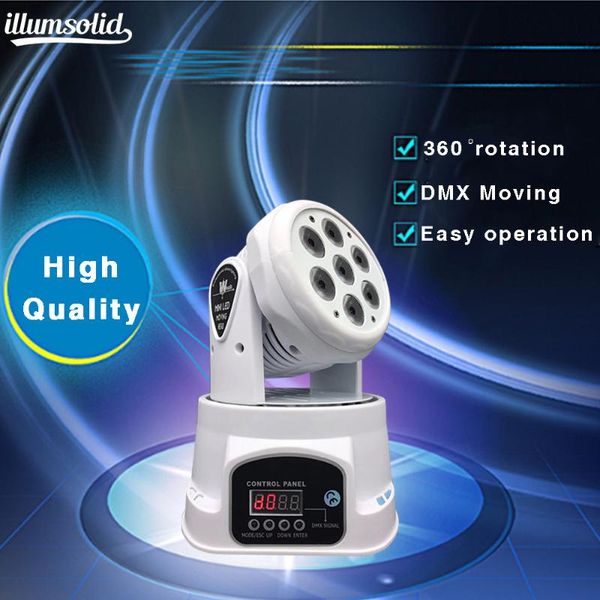 

effects 7x12w dmx stage light led moving head for disco dj music party ktv nightclub lights