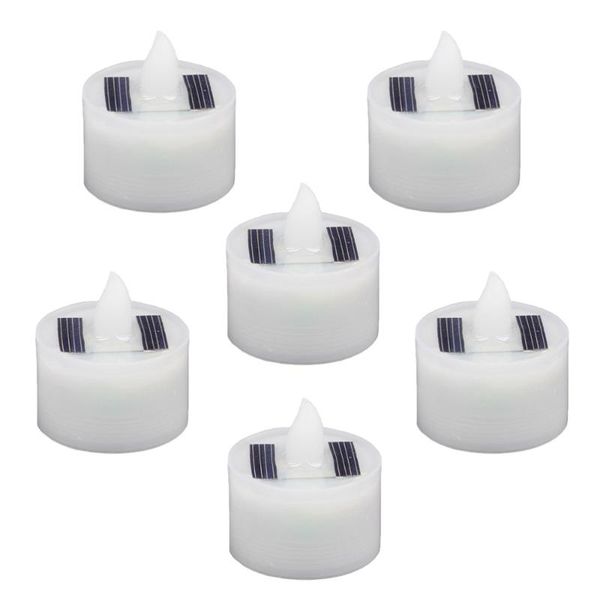 

solar lamps 6pcs candle lamp electric led light decorative