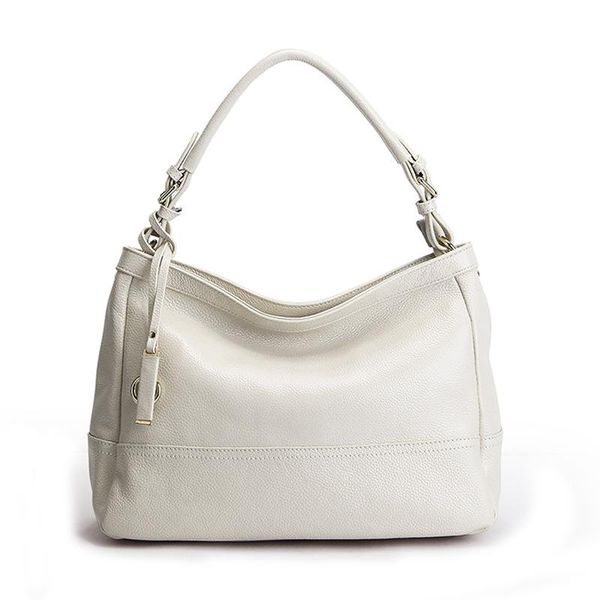 

evening bags fashion soft real genuine leather tassel women's handbag elegant ladies hobo crossbody shoulder bucket shopper bag