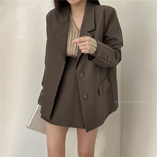 

two piece dress saia formal feminina para escritÃ³rio, roupas de duas peÃ§as, blazer solto manga comprida + lÃ¡pis cintura alta, mini saia, con, White
