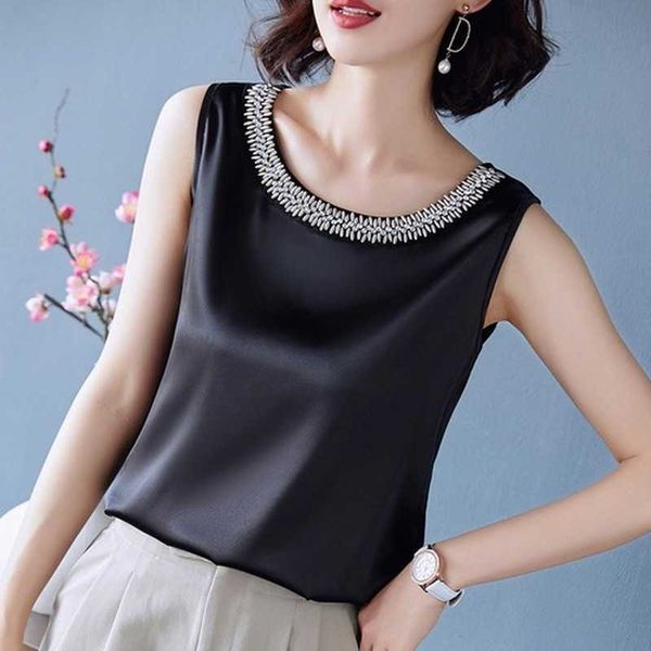 

v-neck embroidery blouses satin blouse silk women blouses shirts plus size woman lace shirt elastic blusas 13741 210527, White