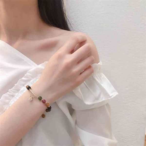 

cheryl brazil candy bracelet tourmaline women's bracelet jewelry headwear, Black
