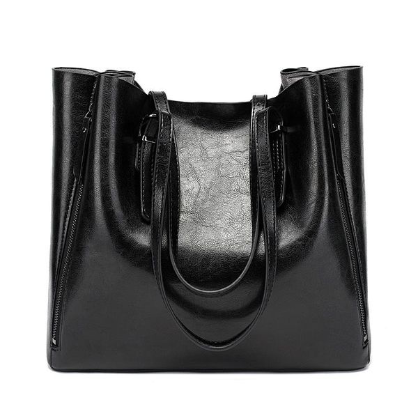 

duffel bags female bucket shoulder lady leather messenger bag shopping fashion luxury women's handbag women large tote