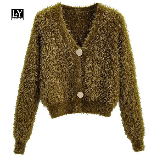 

sweaters autumn winter vintage knitted cardigan v neck single breasted long sleeve short sweater loose outerwear, White;black