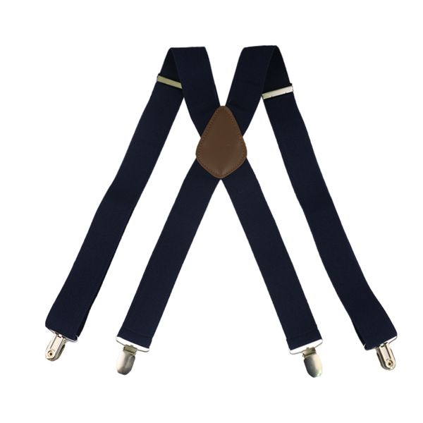 

winfox red black white 35cm wide mens men braces 4 clip elastic male suspenders