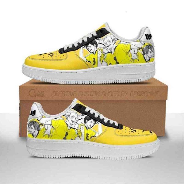 

diy anime shoes haikyuu johzenji high sneakers team casual running sport walking lightweight tennis