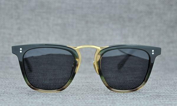 

luxury ov nomad49 sunglasses uv400 polarized bigrim titaniumplank designer for prescription goggles 4923145 fullset case, White;black