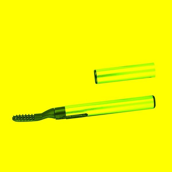 

1pc portable electric heated eyelash curler long-lasting pen for battery