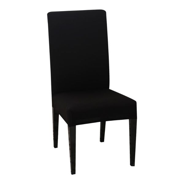 

chair covers 1/4/6pcs cover modern black color spandex stretch elastic dining seat el in stock