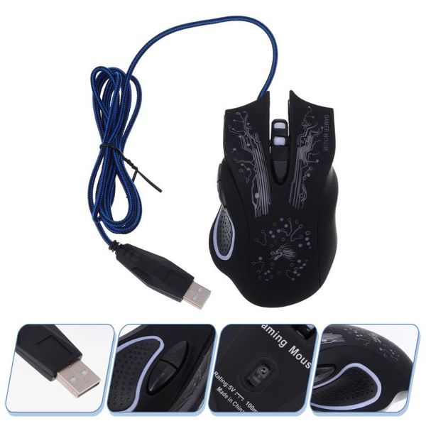 

mice fashion gaming wired ergonomic home pc gamer computer led