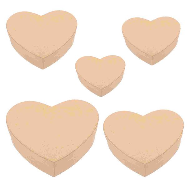 

gift wrap 5pcs love-shaped candy box storage container adorable packaging
