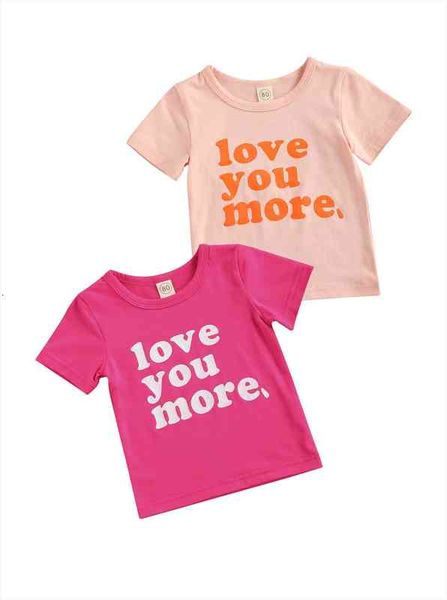 

1 5years girls summer casual short sleeved t shirt fashion letter print round neck pullover, Blue