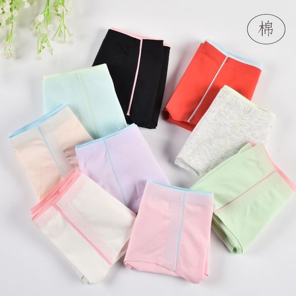 

one piece cotton underwear at a loss, Black;pink