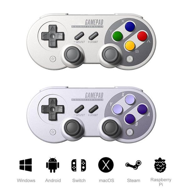 

8bitdo sn30 pro sf30 gamepad for switch android macos steam windows pc joystick wireless bluetooth game controller controllers & jo joystick
