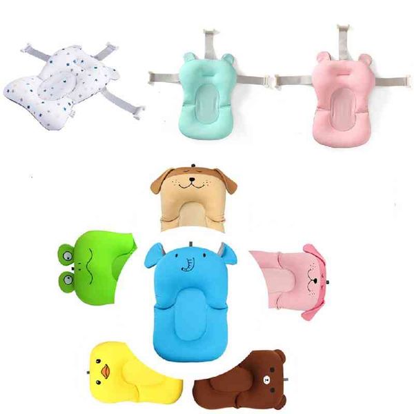

newborn baby bath mat baby shower cushion protection foldable air cushion non-slip shower mat safety protection