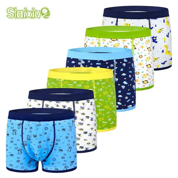 

panties 6pcs/lot teenager kids boys underwear baby boxer briefs soft organic cotton children for boy 2-10years underpants, Camo
