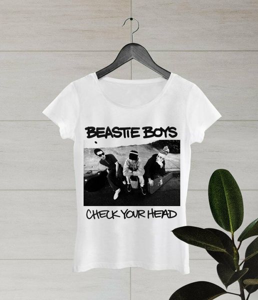 

beastie boys check your head t-shirt for men women, White;black