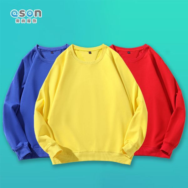 

twill cotton sweater advertising group class cultural shirt party annual meeting promotional drs, Black
