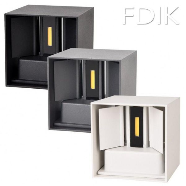 

outdoor wall lamps waterproof led light 6w 12w 15w cob high brightness up and downlight sconce lighting fixture indoor decor