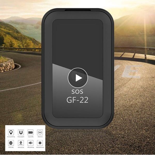 

car gps & accessories gf-22 anti lost mini tracker wifi locator magnetic real time vehicle truck sos record tracking global positioning