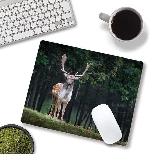 

mouse pads & wrist rests mousepad small size gaming mousepads lovely art gamer anti-slip kawaii cartoon animal deer office decoration carpet