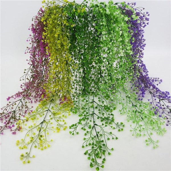 

artificial plants for decoration plastic flowers green plant vine wall hanging fake ivy garden decor decorative & wreaths