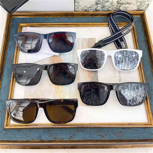 

80% off wholesale new family men's ins net red same women's slim little face personalized sunglasses b23, White;black
