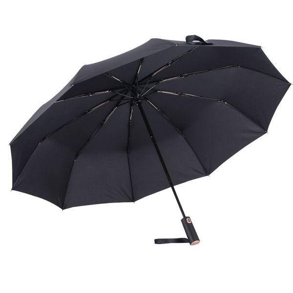 

10 bone automatic three fold gift advertisement umbrella