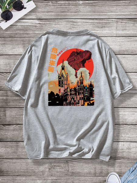 

men building and japanese letter graphic tee y6rj#, White;black