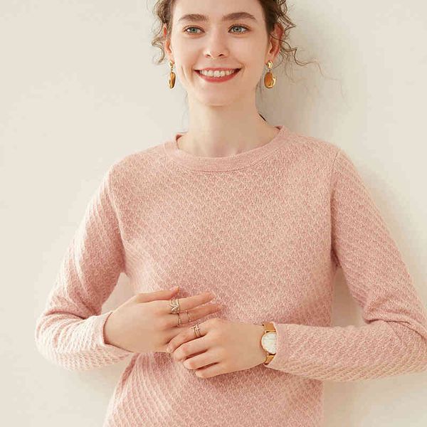 

women's two piece pants autumn and winter fashion australian wool pullover bottoming sweater women's warmth aoxm, White