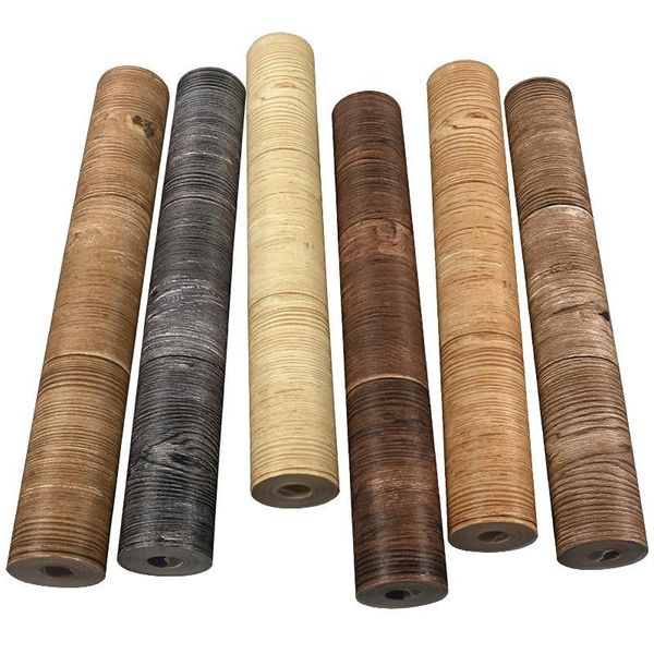 

chinese retro wood color imitation grain wallpaper living room decorative bedroom decor wall papers home wallpapers