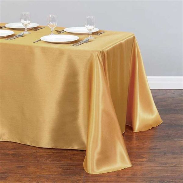 Tovaglia con paillettes glitter Copertura rettangolare Panno oro rosa / argento per decorazioni per la casa per la festa nuziale Multi-colore / Taglie 211103