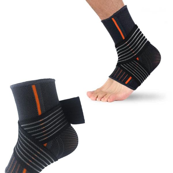 

pcs ankle guard compressing bandage brace for weightlifting support, Blue;black