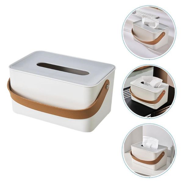 

tissue boxes & napkins 1pc portable household box restaurant desksquare paper storage