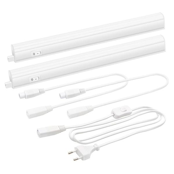 

connectible t5 5w led kitchen under cabinet lamp cupboard light tube neutral white 4000k length 313mm with eu plug