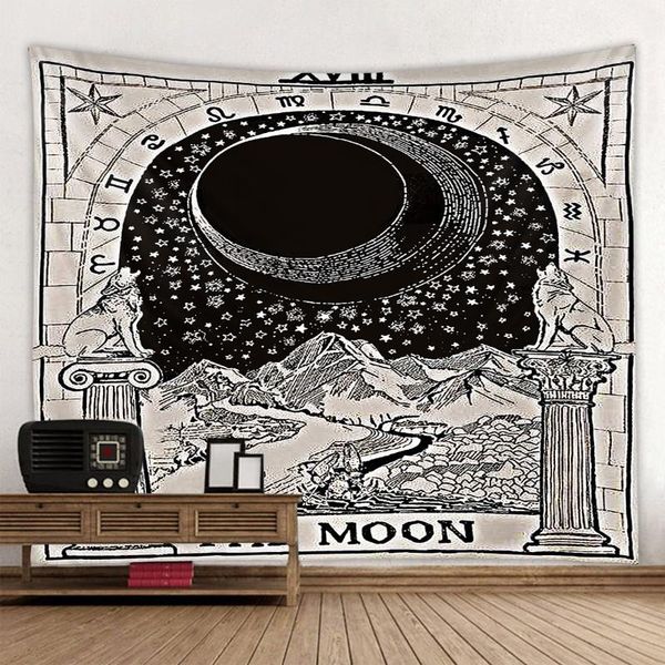 

tapestries mandala tapestry tarot card wall hanging astrology divination witchcraft room decoration sun moon