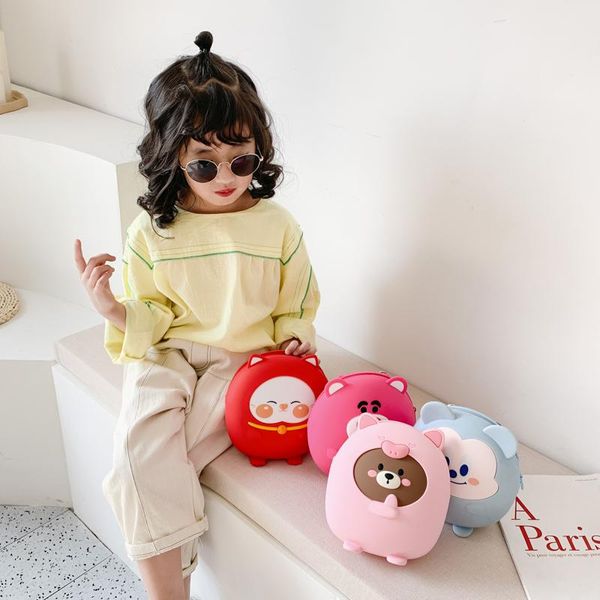 

small schoolbag cute student school backpack silicone waterproof bagpack primary book bags for teenage girls kids bag