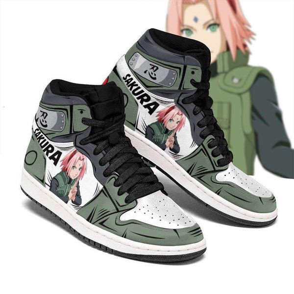 

narutoss sakura haruno sho uniform costume anime sneakers