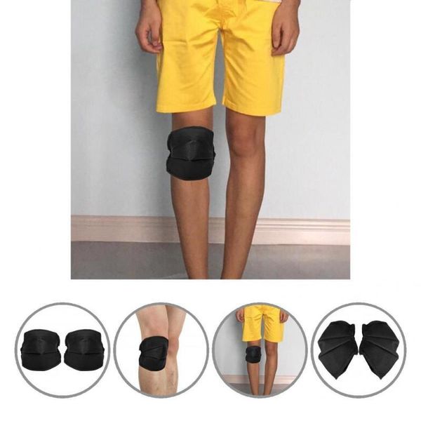 

elbow & knee pads thickened design 1 pair professional soft windproof support protector brace belts ergonomic for outdoor, Black;gray