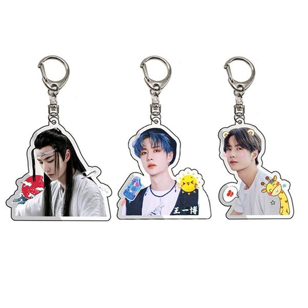 

chen qing ling wang yibo key chain acrylic mobile pendant keychain decorative objects & figurines