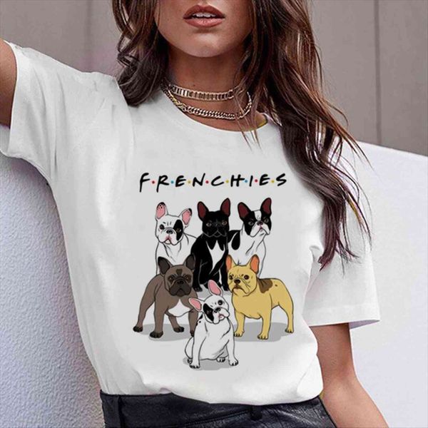 

dachshund pug teckel funny womens t shirt harajuku cute french bulldog frances german shepherd female, White